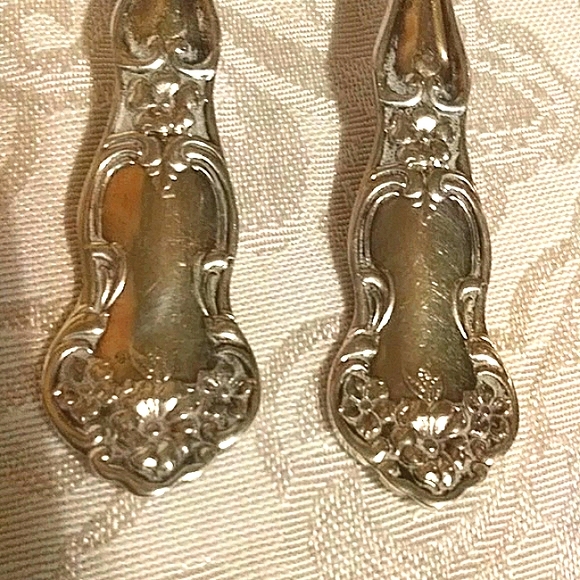 Pair of vintage fruit spoons - Picture 3 of 4